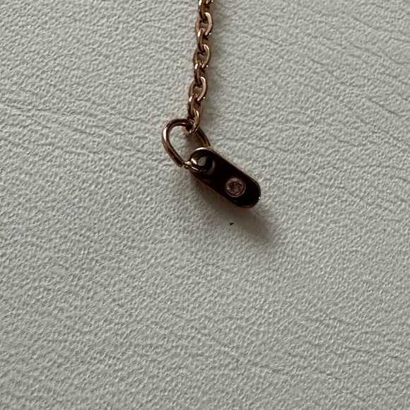 Fossil necklace rose gold steel plated - Picture 5 of 7
